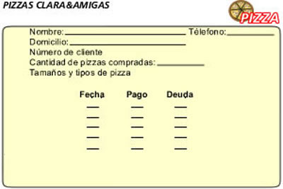 Formato para registrar cobros