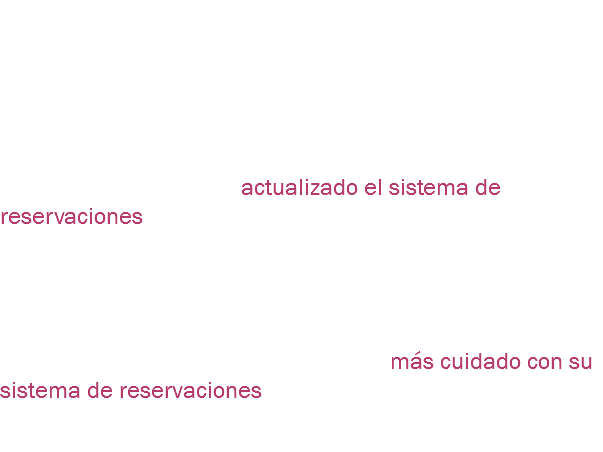 Javier decidió darles la habitación, los huéspedes no están muy contentos porque les cambiaron la habitación a una un poco más chica, sin embargo, Javier decide darles unas actividades gratis por la situación y los huéspedes deciden aceptarlas. Tan pronto como pudo, Javier fue a hablar con la agencia de viajes para ver qué había pasado y se dio cuenta que él no había actualizado el sistema de reservaciones y que la agencia tenía disponibilidad, por eso vendieron la habitación. Al final Javier logró salir del problema ya que los huéspedes que iban a llegar decidieron no ir ese fin de semana. Después de esta situación Javier tuvo más cuidado con su sistema de reservaciones y en poner más atención en las situaciones con las personas externas.
